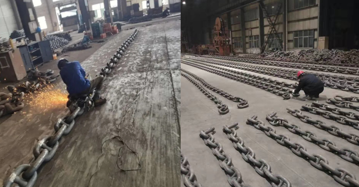 Introduction au processus de production des chaînes d'ancre marine-Partie 1